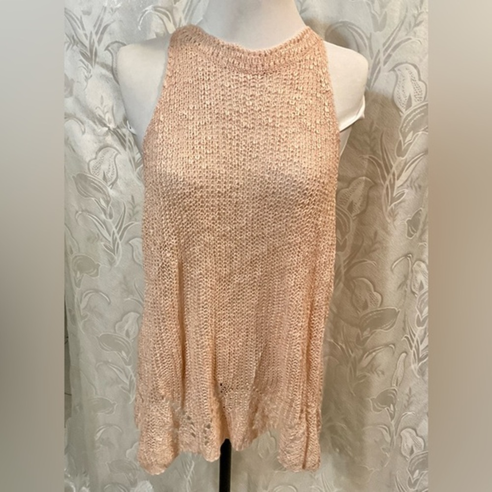 Debut Apricot Sweater Tank Top